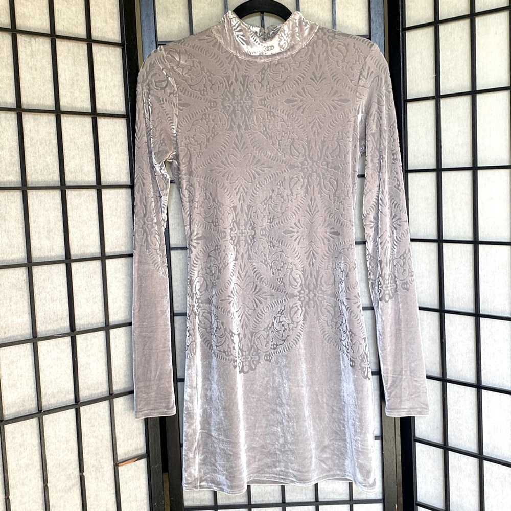 Free People/Urban Outfitters Velour Bodycon Dress M NWOT